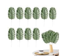 Faux Palm Leaves, Faux Jungle Plants Palm Fronds, Large Artificial Leaves, Imitation Fake Tree Leaf, Fronds, Fake Tropical