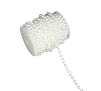 Faux Pearl Beads Garland Artificial Pearl String Beads Chain Line Handmade Accessories for DIY Wedding Decoration Imitation for Craft