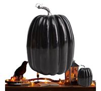Faux Pumpkins, Orange Foam Pumpkin Autumn Decor, 7.87inch Vegetable Farmhouse for Harvest Fall Home Kitchen Indoor Outdoor Holidays Halloween Thanksgiving Party Tables Bedroom