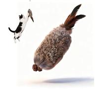 Faux Rabbit Fur Cat Toys,Fluffy Plush Cat Kicker Toy with Silvervine Gall Fruit & Feather,Soft Octopus Ball with Dangling Tails,Interactive Indoor Kitten Hunting Chase Toys,Fluffy Plush Toy (A, 1PC)