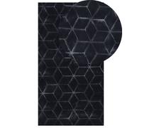 Faux Fur Rug THATTA Black 80 x 150 cm
