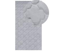 Faux Fur Rug GHARO Grey 80 x 150 cm