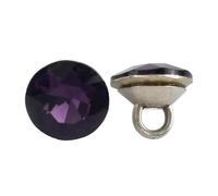 Faux Rhinestone Pearl Buttons, Shank Multicolor 9mm 20Pcs Or 50Pcs DIY Sewing Accessories(Purple,20Pcs)