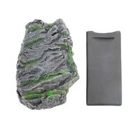 Faux Rock Key Safe Box, Weatherproof False Stone Outdoor Key Hider, Light Grey, Secure Spare Key Storage - Durable Concealment, Easy Access for Garden and Yard Use