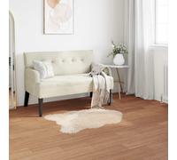Faux Sheepskin Rug Beige 60x90 cm Polyester Extra Soft Cozy Indoor WarmPlush Mat