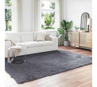 Faux Sheepskin Rug Tafalla Anthracite 240 x 340 cm Polyester