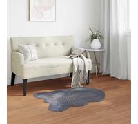 Faux Sheepskin Rug Tafalla Anthracite 80 x 120 cm Polyester