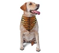 Faux Siberian Tiger SkinDog Bandanas Cat Puppy Scarfs Washable Pet Handkerchief