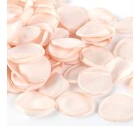 Faux Silk Flower Petals 300pcs Champagne- Versatile for Wedding Flower Girl, Aisle Decor, Centerpieces, Party Confetti, Romantic Events