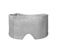Faux Sparkly Silver Glitter Printed, Full Eye Covers Light Blocking Eye Mask Sleep Eye and Ear Muffs