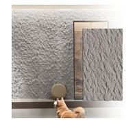 Faux Stone Wall Panels, PU Cement Texture Brick Wainscoting, Waterproof and Lightweight Interior Decor for TV Wall, Office, Living Room