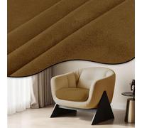 Faux Suede Fabric 1.5x1m 200g/m² Craft Microsuede Panels for Doll Making, Display Padding & Decorative Projects Brown Coffe Black Velvet Fixed-Size Fabric