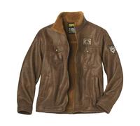 Faux Suede Jacket Atlas for Men Brown M