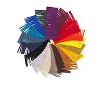 Faux Suede Leather Cut Fringe Tassel Trimming Firm Version Western Cowboy Fringe,19 Colours,Boho Chic Style Edge Ribbon Costume Home Décor Crafts,Neotrims. Tan Brown,1 Meters