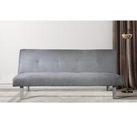 Faux Suede Sofa Bed:Grey