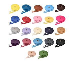 Faux Suede Strap Tape Trimming, Two Size Widths 10mm & 20mm, 22 Colours, Strong Soft Smooth Leather Suede Trim Braid by Neotrims. Pliable 2mm Thick Fake Suede Ribbon for Multi Purpose Crafts.