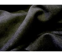 Faux Suede Suedette Fabric Material 150g - Black, 1/2mtr - 150cm x 50cm