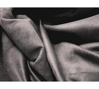 Faux Suede Suedette Fabric Material 150g - Charcoal, 1mtr - 150cm x 100cm