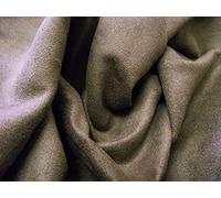 Faux Suede Suedette Fabric Material 150g - Dark Brown, 5Mtr-500cmx150cm