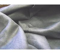 Faux Suede Suedette Fabric Material 150g - New Grey, 1/2mtr - 150cm x 50cm