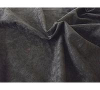 Faux Suede Suedette Fabric Material 170g-Black, 1Mtr 150cm x 100cm, Polyester, Black