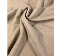 Faux Suede Suedette Fabric Material 170g - Cream, 1/8Mtr 50cm x 37cm