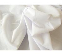 Faux Suede Suedette Fabric Material 170g - White, 1Mtr 150cm x 100cm