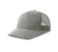 Faux suede trucker cap Atlantis Headwear RAPPER-S Gris 58 cm