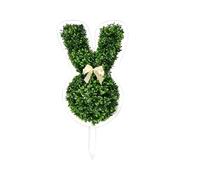 Faux Topiary Tree Green Bunny Decor - Acrylic Easter Bunny Garden Ornament | Artificial Rabbits Lawn Decoration | Indoor Outdoor Porch Patio Yard Entryway Spring Wedding Decorative Plant