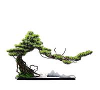 Faux Tree Simulation Tree Simulation Welcoming Pine Ornaments Living Room Porch Decoration Office Creative Crafts Rockery Faux Plants Indoor(B)