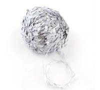 Faux Willow Vine 20m Silver Realistic Leaf Decoration(Silver)