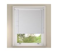 Faux Wood Venetian Blind With Tapes 200Cm Drop 120Cm Wide White