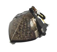 FAUXIWS Brake Taillights For YZF R1 RN12 2004 2005 2006 Chrome Rear Taillight Tail Brake Turn Signals Indicator Integrated Light