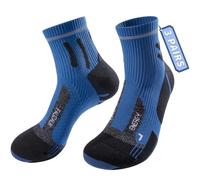 Fauzauk-Pro Mens Ankle Running Socks 3 Pairs Cushioned Compression Socks Anti-Blister Sports Socks for Running Hiking Cycling Size 8-12