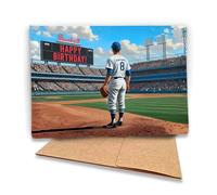 Fava Bean Productions Birthday Card for Thirteen Year Old with Baseball Theme 527