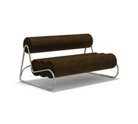 Fave 2-Person Sofa Chrome/One Mariosirtori/Alpaca 1110