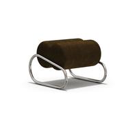 Fave Footstool Chrome/One Mariosirtori/Alpaca 1110