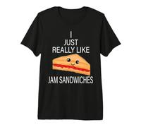Fave Strawberry Jam Snacks I Just Really Like Jam Sandwiches Premium T-Shirt
