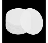Favengo 100Pcs Quantitative Filter Paper Circles 90mm Cellulose Filter Paper Medium Speed Round Laboratory Filter Paper Laboratory Filtration Supplies for Quantitative Chemical Analysis Experiment