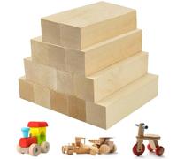 Favengo 14 Pcs Basswood Carving Blocks 10 x 2.5 x 2.5 cm Unfinished Wood Blocks Soft Whittling Wood Carving Kit Natural Whittling Block Carvings Woods Block for DIY Crafts Beginners Adults Kids