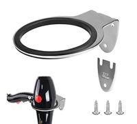 Favengo Hair Dryer Holder Hair Dryer Stand Rack Wall Mount Hairdryer Stand Stainless Steel Hairdressing Dryer Hanger Hair Care Tool Organizer with Screw & Gasket for Bathroom Bedroom & Hair Salons