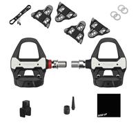 Favero Assioma PRO RS-1, Single-sensing Side Pedal Based SPD-SL Road Cycling Power Meter with Extra Cleats, Shimano Compatible SPD-SL Cleats, Bluetooth and ANT+ for Cycling GPS Computers & Smartphones