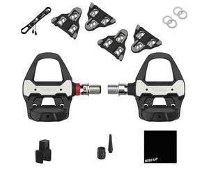 Favero Assioma PRO RS-1, Single-sensing Side Pedal Based SPD-SL Road Cycling Power Meter with Extra Cleats, Shimano Compatible SPD-SL Cleats, Bluetooth and ANT+ for Cycling GPS Computers & Smartphones