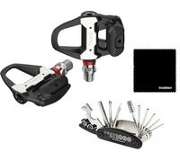 Favero Assioma PRO RS-2 Dual-Sided Road Power Meter Pedals | Pro L/R Balance, SPD-SL Shimano Compatible | Lightweight, Pod-Less IP67 Sensor, 60hr Battery with Multi-Tool Kit