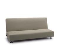 FAVERTI® Elastic Sofa Bed Cover Click Clack Three Seater | Real Model | Linen | Universal Sofa Bed Cover | Jacquard Fabric Quality Protector Cotton Feel