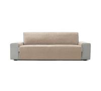 FAVERTI® Sofa Cover 3 Seater 160 cm | PEGO Model | Beige | Chenille Extra Soft Touch, Quality Sofa Protector Made in Spain with Recycled Material