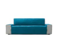 FAVERTI® Sofa Cover 3 Seater 160 cm | PEGO Model | Blue | Extra Soft Chenille Touch, Quality Sofa Protector Made in Spain with Recycled Material