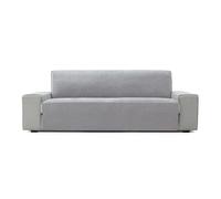 FAVERTI® Sofa Cover 3 Seater 160 cm | PEGO Model | Light Grey | Extra Soft Chenille Touch Quality Sofa Protector Made in Spain with Recycled Material