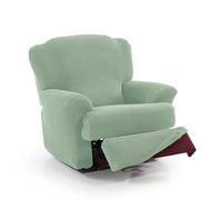 FAVERTI® Super Elastic Relax Armchair Cover from 70 to 90 cm | Model NOVELE | Turquoise | Recliner Cover Separate Feet | Quality Protector Jacquard Fabric Cotton Feel