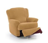 FAVERTI® Super Elastic Relax Armchair Cover from 70 to 90 cm | Model NOVELE | Yellow | Recliner Cover Separate Feet | Jacquard Fabric Quality Protector Cotton Feel